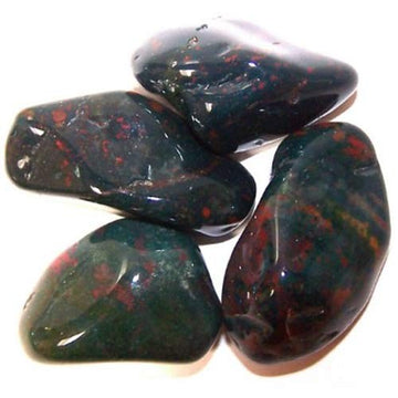 24x L Tumble Stones - Bloodstone - Hira Online